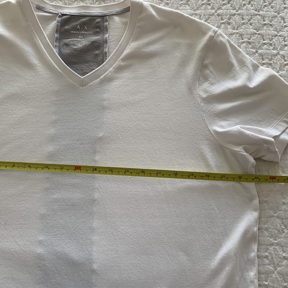 A/X Armani Exchange Men’s V neck short sleeve tee-shirt XL - Picture 4 of 8